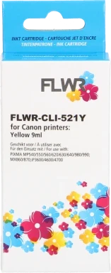 FLWR Canon CLI-521Y geel