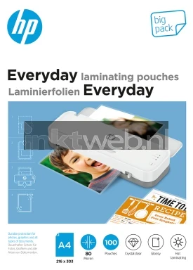 HP Everyday lamineerfolie A4 80 micron 100 vellen