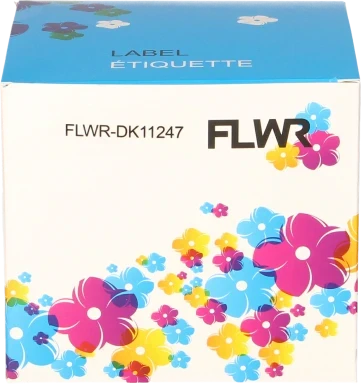 FLWR Brother DK-11247 164 mm x 103 mm  wit