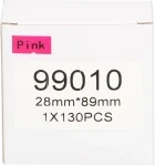 Huismerk Dymo  99010 standard address 28 mm x 89 mm  roze Front box