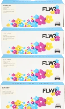 FLWR Brother TN-243 zwart en kleur