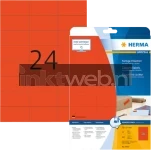 Herma 4467 Verwijderbare Papieretiket 79 x 37mm rood (Origineel)