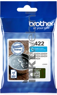 Brother LC-422 cyaan
