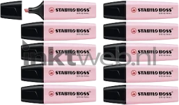 Stabilo Markeerstift Boss pastel roze 10-pack  (Origineel)
