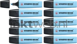 Stabilo Markeerstift Boss Pastel Luchtig Blauw 10-Pack Product only