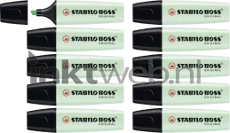 Stabilo Markeerstift Boss Pastel Groen 10-Pack Product only