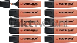Stabilo Markeerstift Boss Pastel Zacht Koraal 10-Pack Product only
