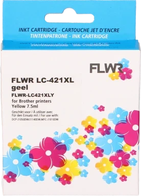 FLWR Brother LC-421XL geel