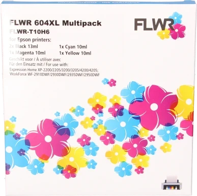 FLWR Epson 604XL Multipack zwart en kleur