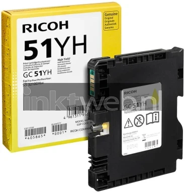 Ricoh GC-51YH geel Combined box and product