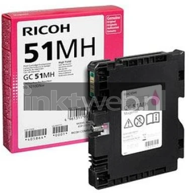 Ricoh GC-51MH magenta Combined box and product