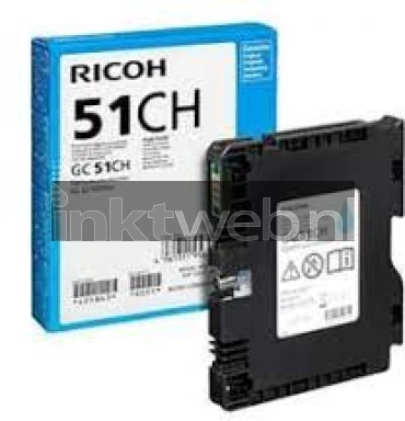 Ricoh GC-51CH cyaan Combined box and product