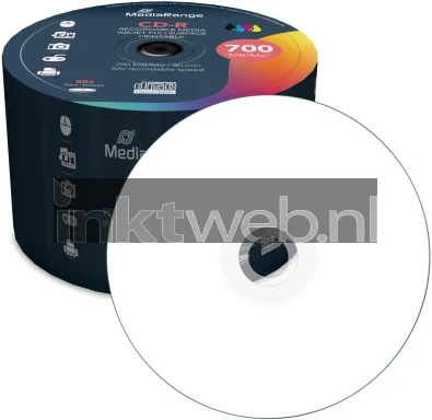MediaRange blanco CD-R 700MB 52x - 50 stuks