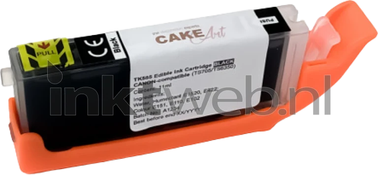 FLWR Eetbaar CLI-581 BK zwart
