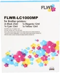 FLWR Brother LC-970 - LC-1000 Multipack zwart en kleur (Huismerk (compatible))