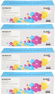 FLWR HP 415X 4-pack zwart en kleur