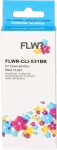 FLWR Canon CLI-531BK zwart (Huismerk (compatible))