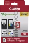 Canon PG-560XL / CL-561XL Multipack met fotopapier zwart en kleur Front box