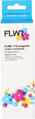 FLWR Epson 114 Inktfles magenta