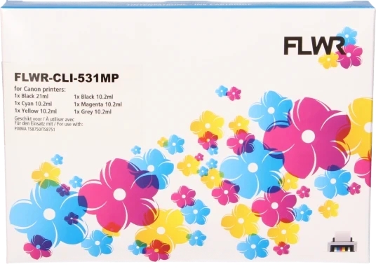FLWR Canon PGI-530 / CLI-531 Multipack zwart en kleur