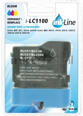 Huismerk Brother LC1100cmy (3-pack) kleur
