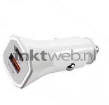 Red Point Autolader 1x Usb-C 1x Usb-A wit (Origineel)