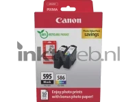 Canon PG-595/CL-586 photo value pack Front box