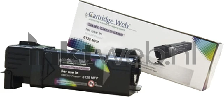 Xerox Phaser 6128 toner zwart Combined box and product