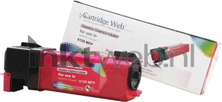 Xerox Phaser 6128 toner magenta Combined box and product