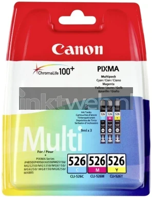 Canon CLI-526CMY kleur