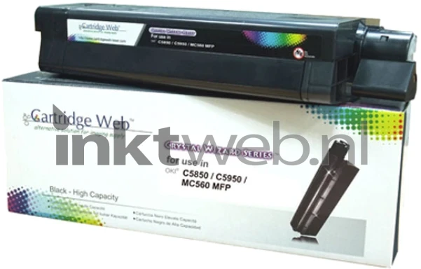 Oki C5950 zwart Combined box and product