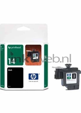 HP 14 Black Printkop Combined box and product