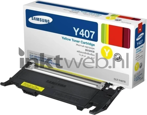 Samsung CLT-Y4072S Combined box and product