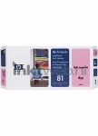 HP 81 printkop en printkopreiniger licht magenta (Origineel)
