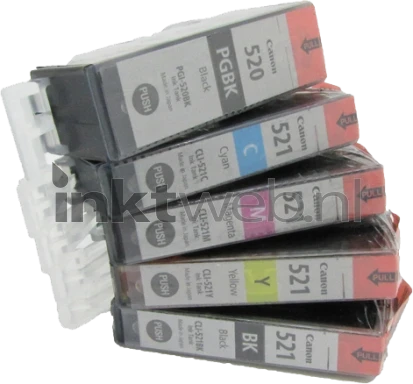 Canon CLI-521 Multipack zwart en kleur