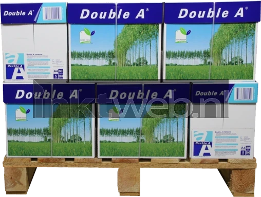 Double A Premium A4 Papier 80 pakken (80 grams) wit