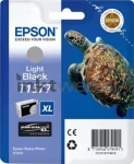 Epson T1577 licht zwart (Origineel)