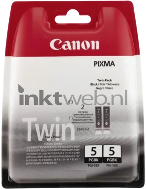 Canon PGI-5BK twinpack zwart