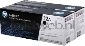 HP Q2612AD zwart Front box