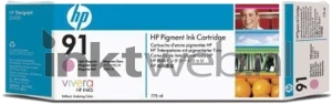 HP 91 3-pack licht magenta (Origineel)