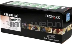 Lexmark X264H11G zwart (Origineel Hoge Capaciteit)