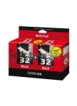 Lexmark 32 twin-pack zwart (Origineel)