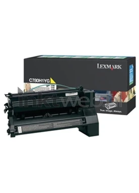Lexmark C780A1YG RET.PR.CART.YELL. geel Combined box and product