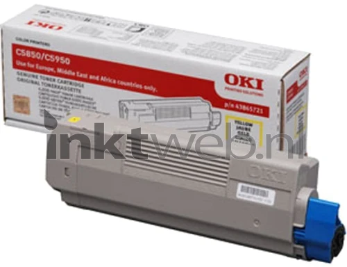 Oki C5850 / C5950 Toner geel