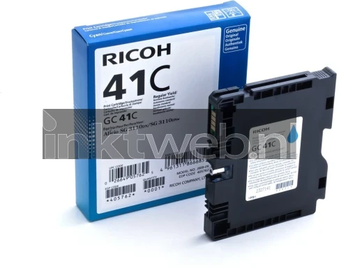 Ricoh GC-41 cyaan