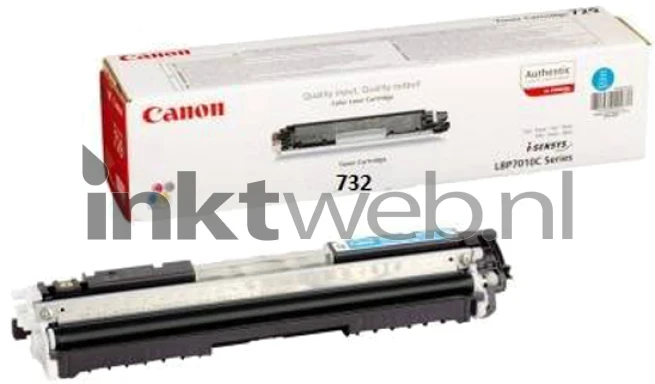 Canon 732-C cyaan Combined box and product
