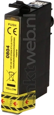 Huismerk Epson T0804 geel