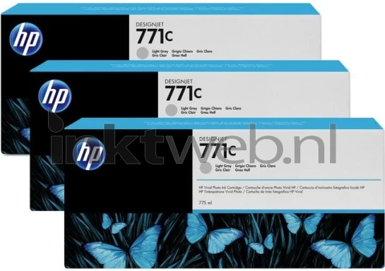 HP 771c 3-pack licht grijs