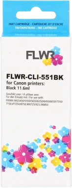 FLWR Canon CLI-551XL zwart