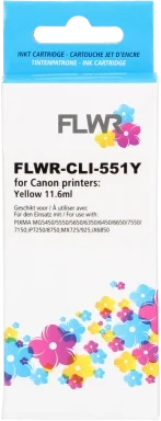 FLWR Canon CLI-551XL geel